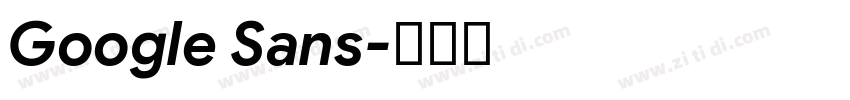 Google Sans字体转换